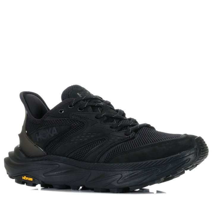 Hoka Anacapa 2 Freedom Mens Black/Black, Mens, black, hiking, Hoka, mens, sports, walking, wide