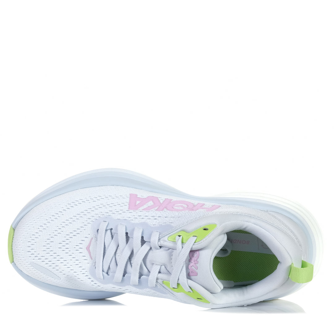 Hoka Bondi 8 Womens Sea Ice/Pink Twilight, 10 US, 10.5 US, 11 US, 6 US, 6.5 US, 7 US, 7.5 US, 8 US, 8.5 US, 9 US, 9.5 US, blue, Hoka, running, sports, walking, womens