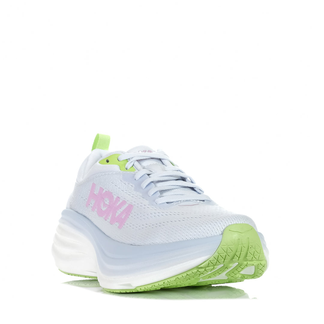 Hoka Bondi 8 Womens Sea Ice/Pink Twilight, 10 US, 10.5 US, 11 US, 6 US, 6.5 US, 7 US, 7.5 US, 8 US, 8.5 US, 9 US, 9.5 US, blue, Hoka, running, sports, walking, womens