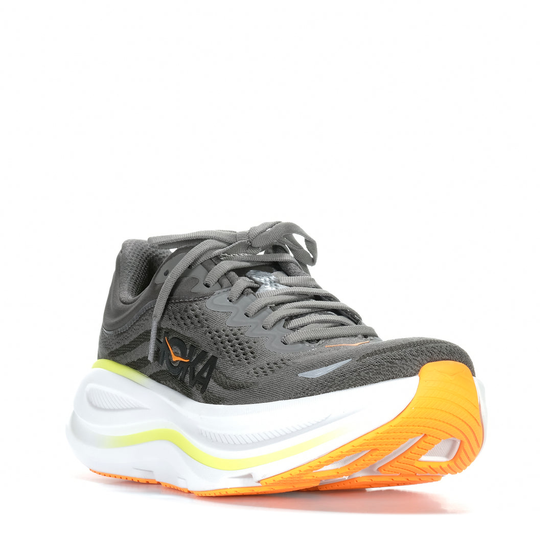 Hoka Bondi 9 Asphalt Grey/Gravel Mens Walking & Running