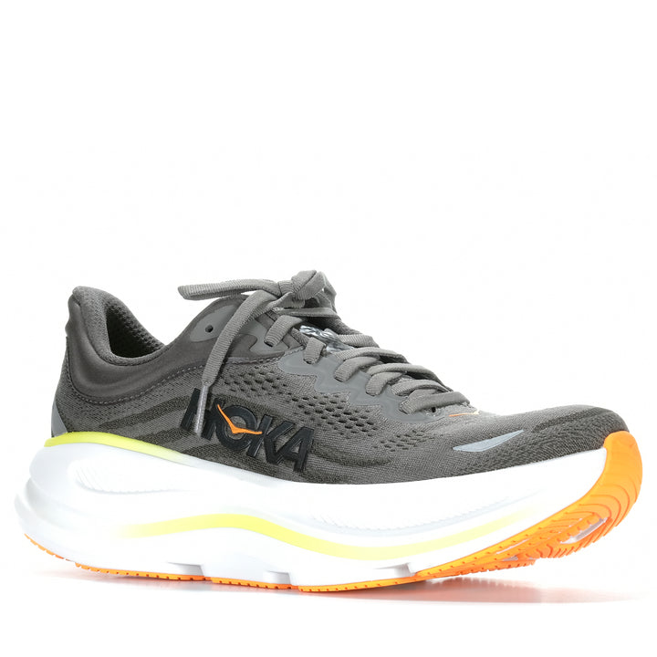 Hoka Bondi 9 Asphalt Grey/Gravel Mens Walking & Running
