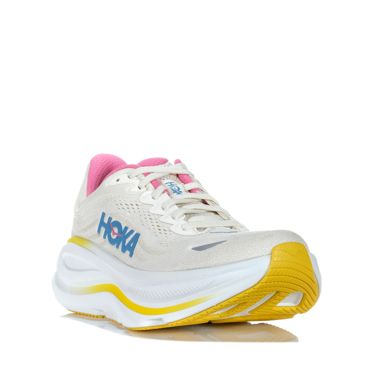 Hoka Bondi 9 Wide Womens Alabaster/Birch Womens Sports