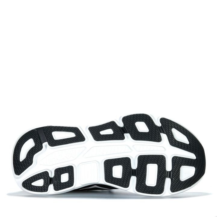 Hoka Bondi 9 Wide (2E) Black/White Mens Sports