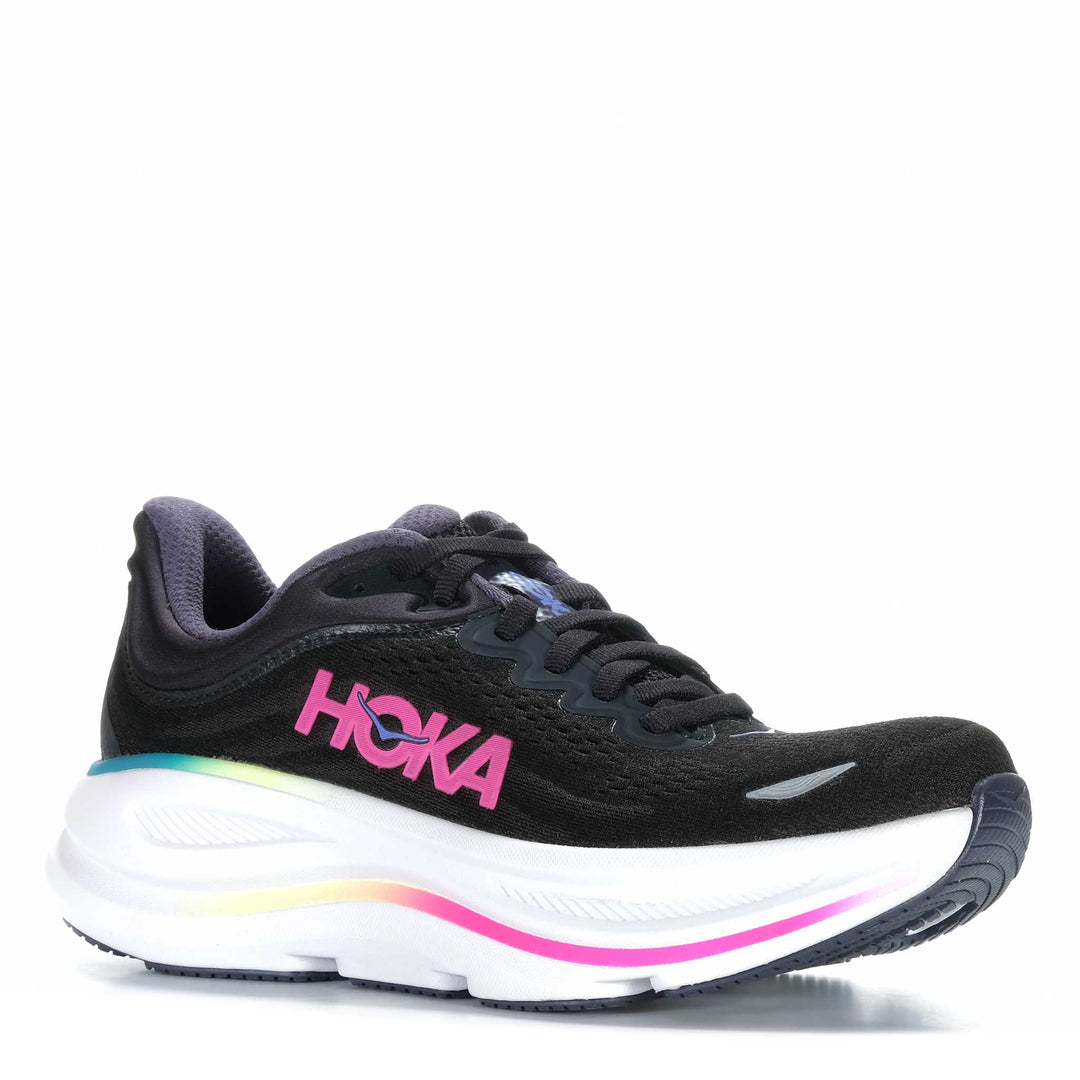 Hoka Bondi 9 (B) Womens Athletic Shoes#color_neon-dragonfruit