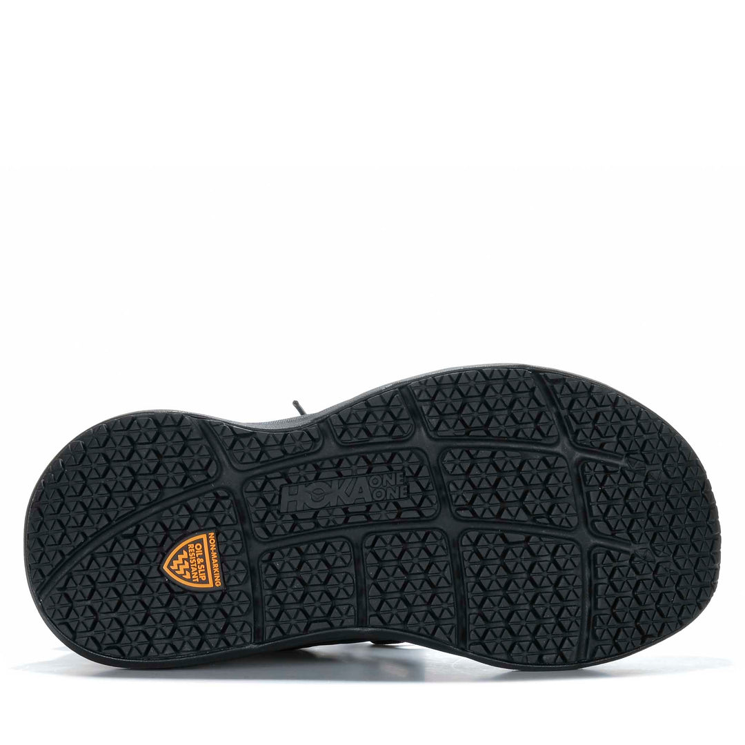 Hoka Bondi SR Wide (2E) Mens Black/Black Mens Walking &amp; Running