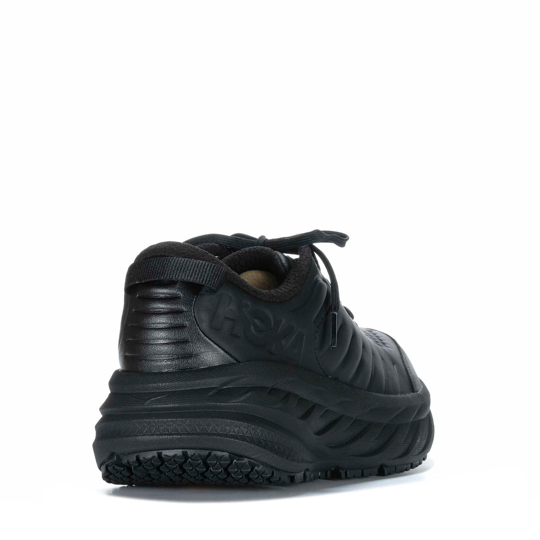 Hoka Bondi SR Wide (2E) Mens Black/Black Mens Walking &amp; Running