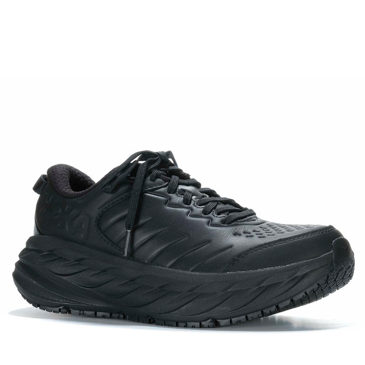 Hoka Bondi SR Wide (D) Womens Black/Black Womens Walking & Running