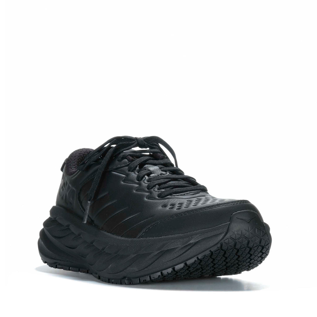 Hoka Bondi SR Wide (D) Womens Black/Black Womens Walking & Running