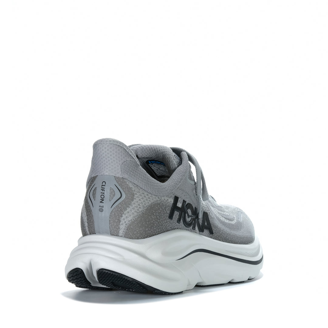 Hoka Clifton 10 Wide (2E) Galactic Grey/Asteroid Mens Sports