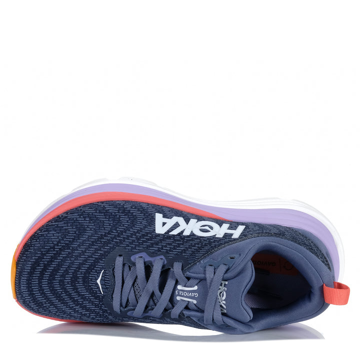 Hoka Gaviota 5 Wide Anchor/Grapefruit