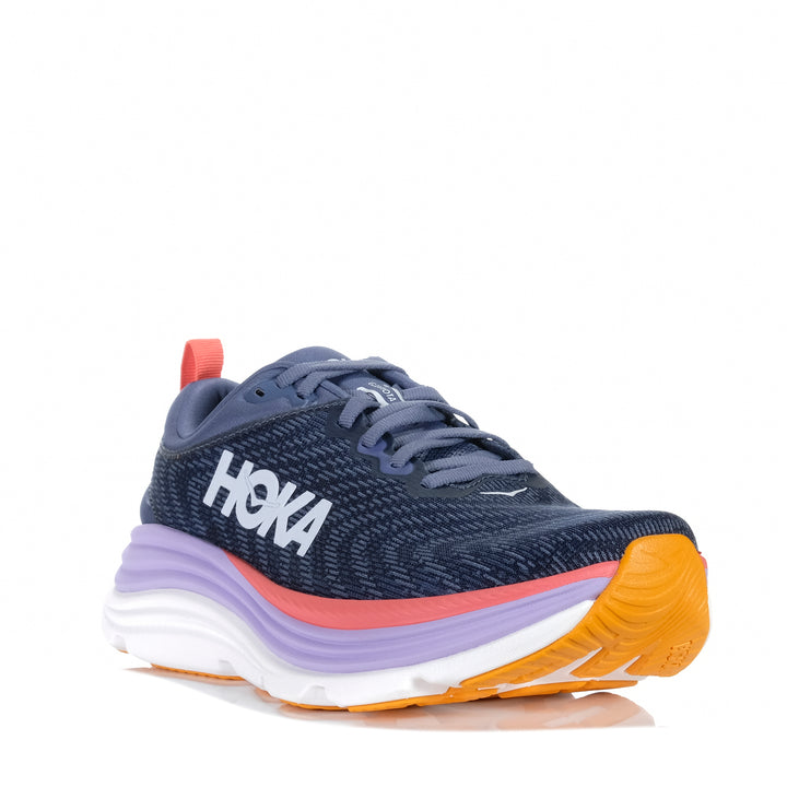 Hoka Gaviota 5 Wide Anchor/Grapefruit