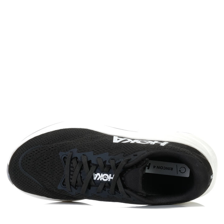 Hoka Rincon 4 Mens Black/White, Mens, black, Hoka, mens, running, sports, wide