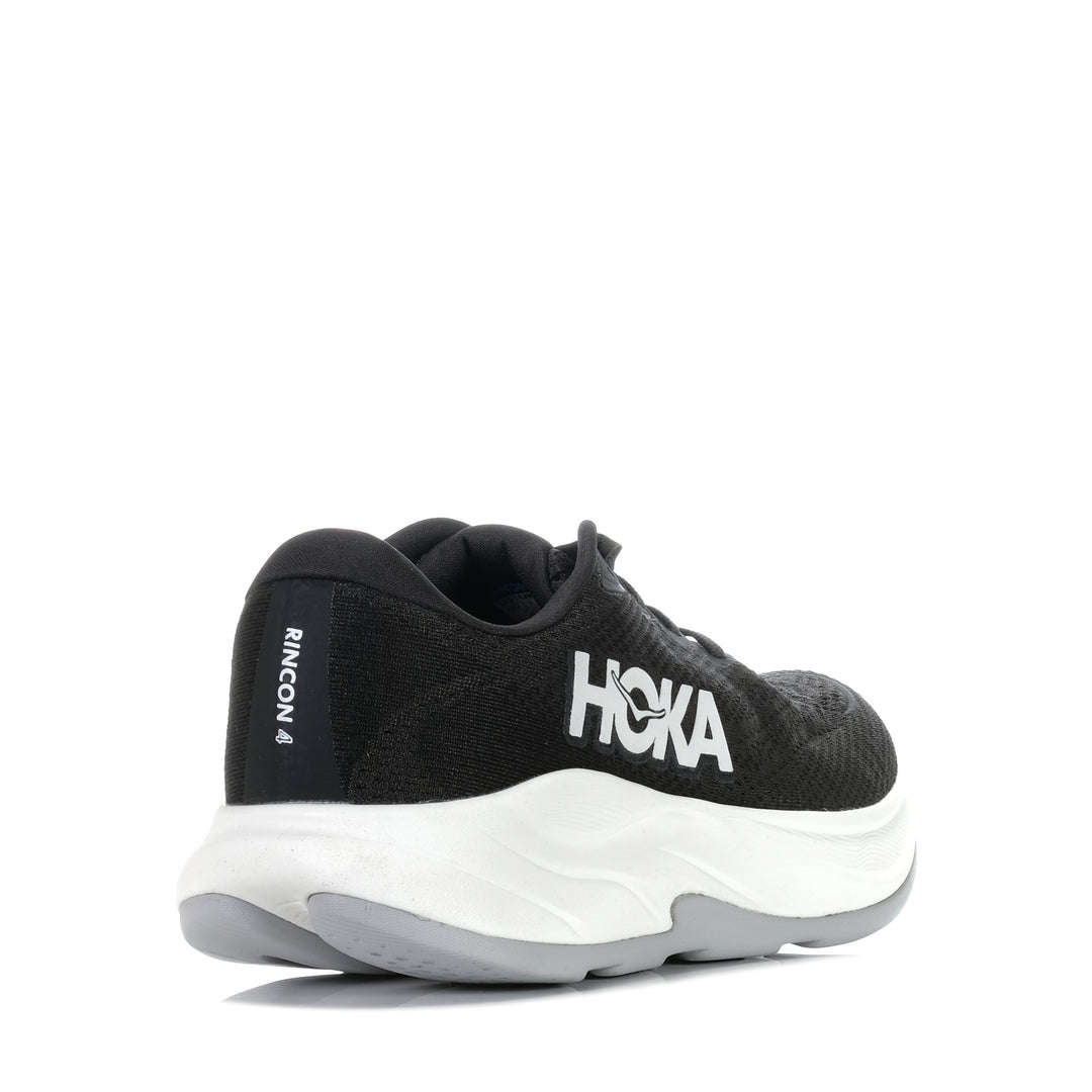 Hoka Rincon 4 Mens Black/White, Mens, black, Hoka, mens, running, sports, wide