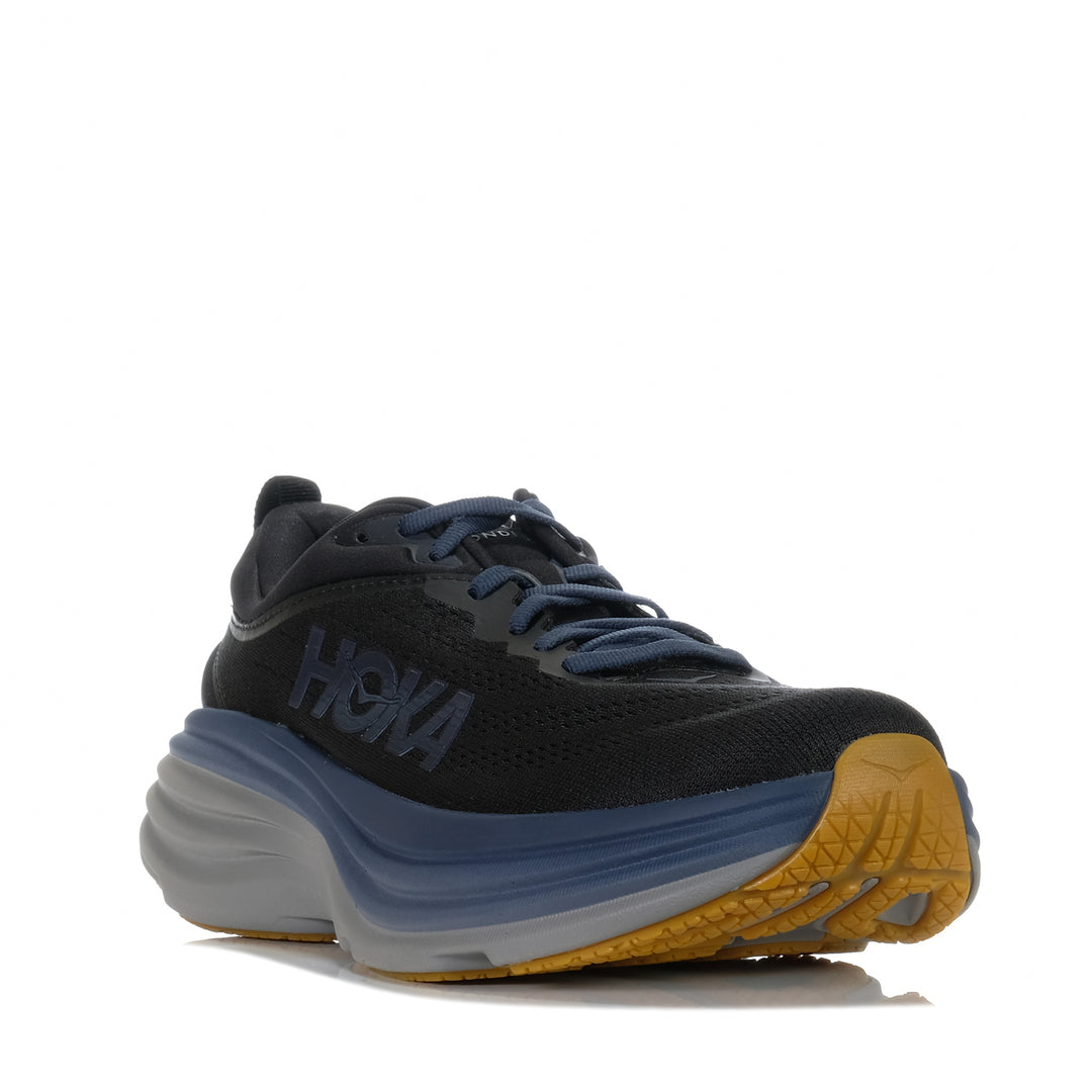 Hoka Bondi 8 Black/Iron Ore, 10 US, 10.5 US, 11 US, 11.5 US, 12 US, 13 US, 8 US, 8.5 US, 9 US, 9.5 US, black, Hoka, mens, multi, sports, walking, wide