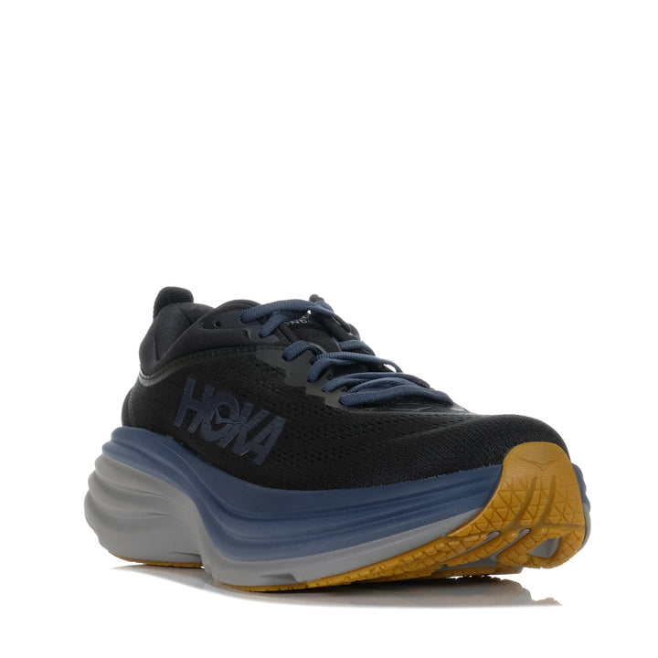 Hoka Bondi 8 Black/Iron Ore, 10 US, 10.5 US, 11 US, 11.5 US, 12 US, 13 US, 8 US, 8.5 US, 9 US, 9.5 US, black, Hoka, mens, multi, sports, walking, wide