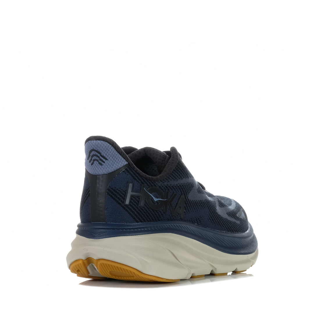 Hoka Clifton 9 Black/Varsity Navy, Mens