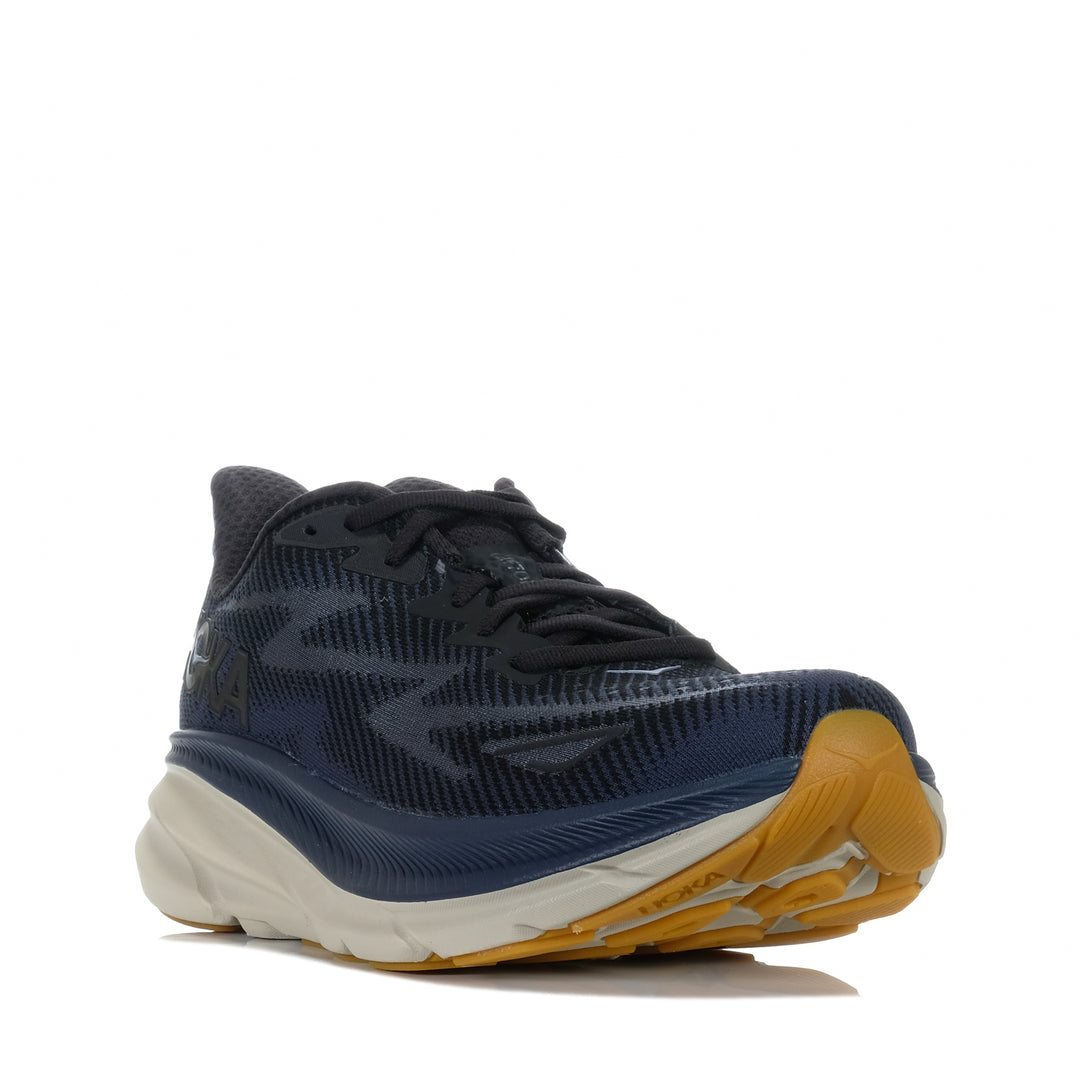 Hoka Clifton 9 Black/Varsity Navy, Mens