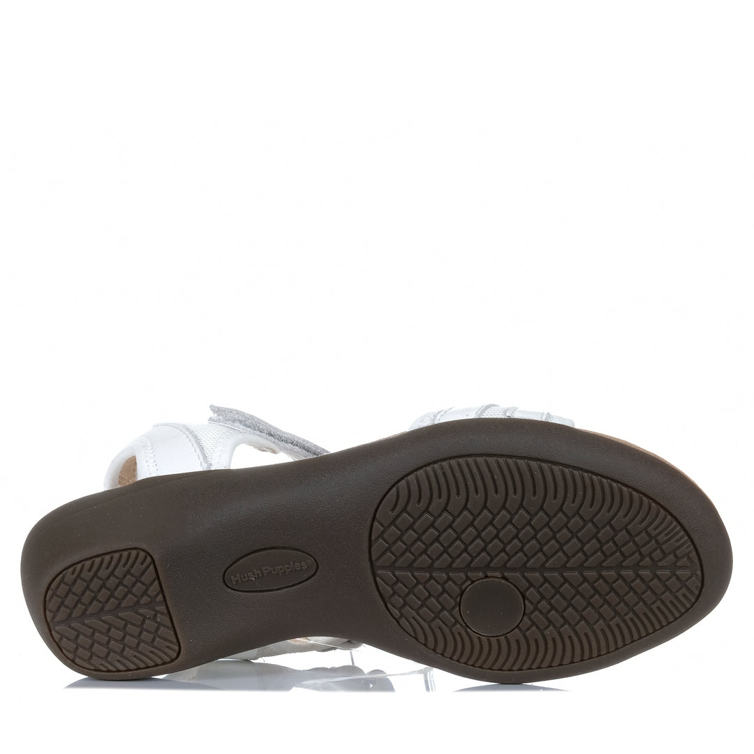 Hush Puppies Amazing White/Gum Womens Sandals
