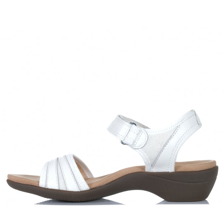 Hush Puppies Amazing White/Gum Womens Sandals