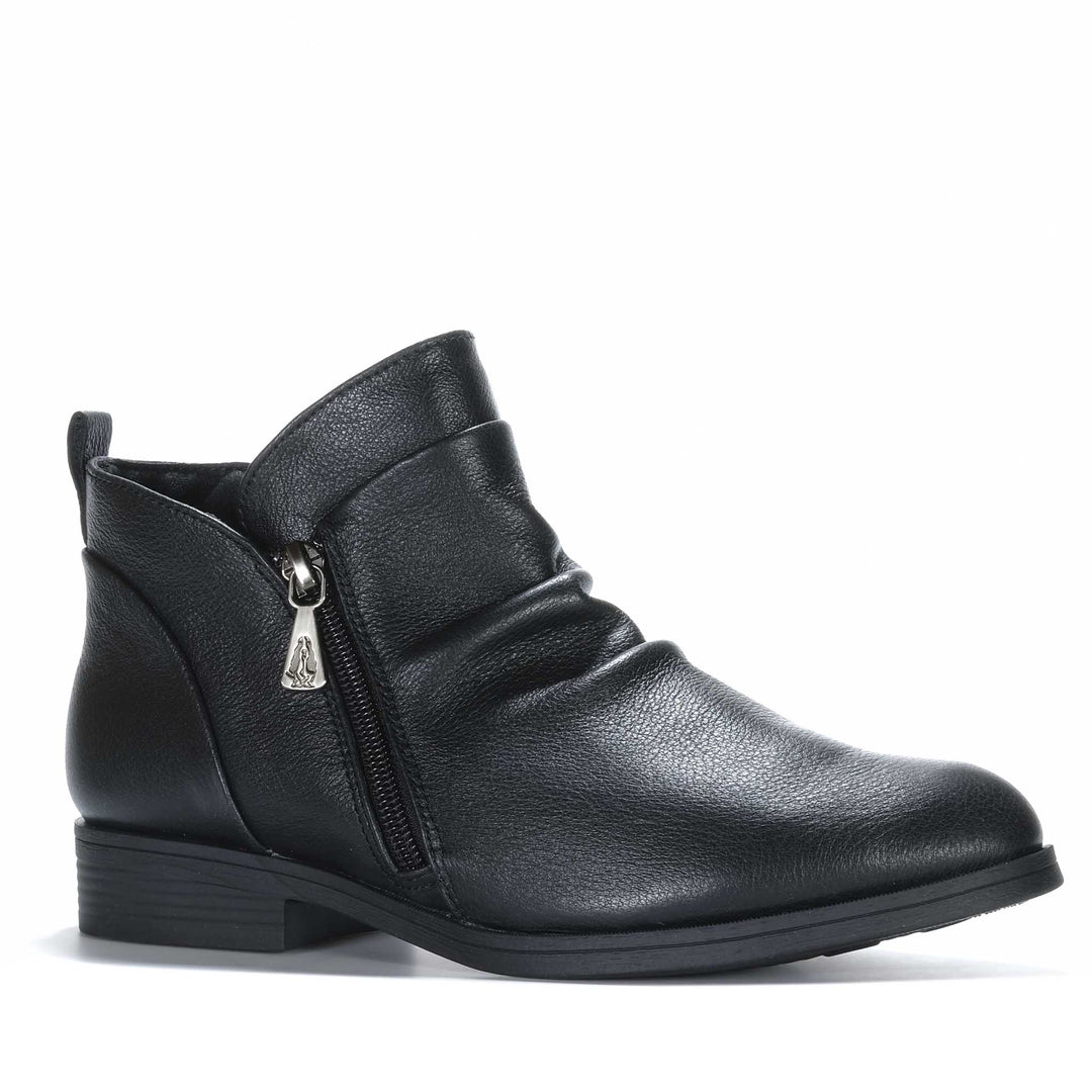 Hush Puppies Chalet Black/Black Womens Boots