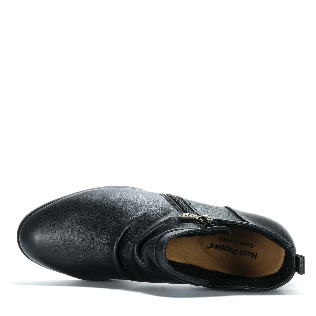 Hush Puppies Chalet Black/Black Womens Boots