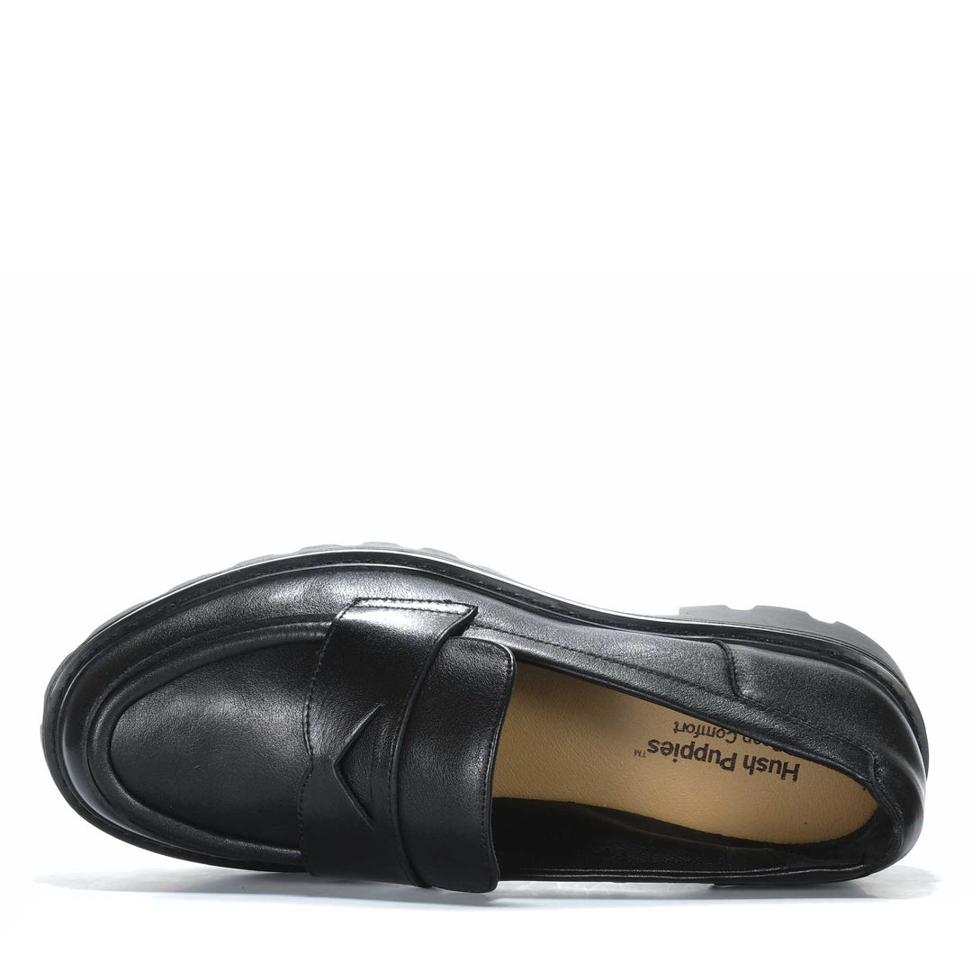 Hush Puppies Elixir Black Womens Shoes