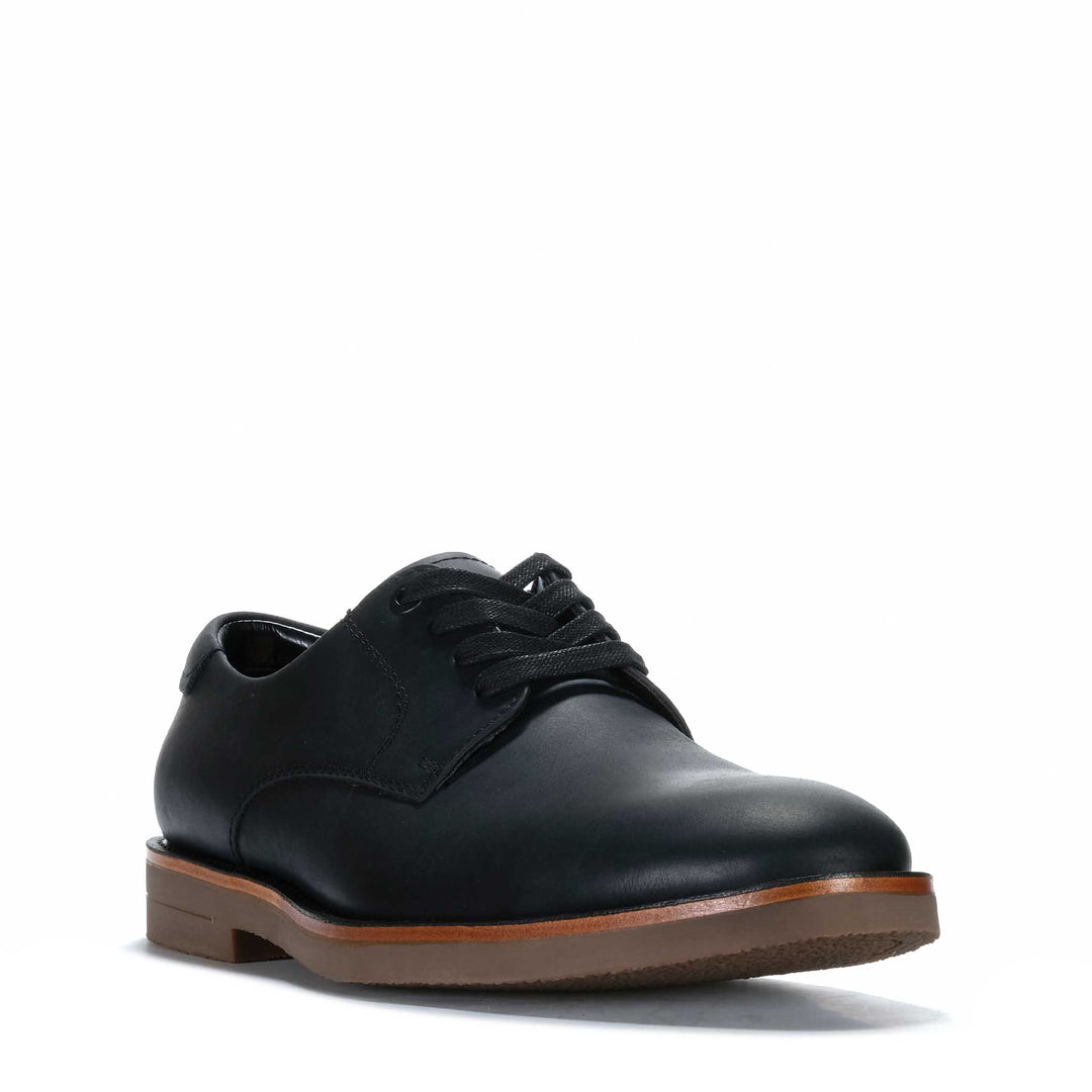 Hush Puppies Gobi Black Mens Shoes