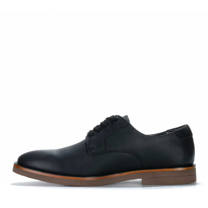 Hush Puppies Gobi Black Mens Shoes