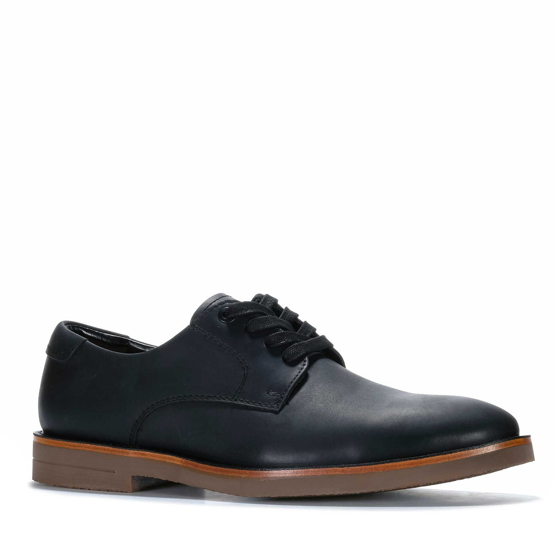 Hush Puppies Gobi Black Mens Shoes