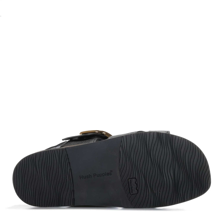 Hush Puppies Jester Black Womens Sandals