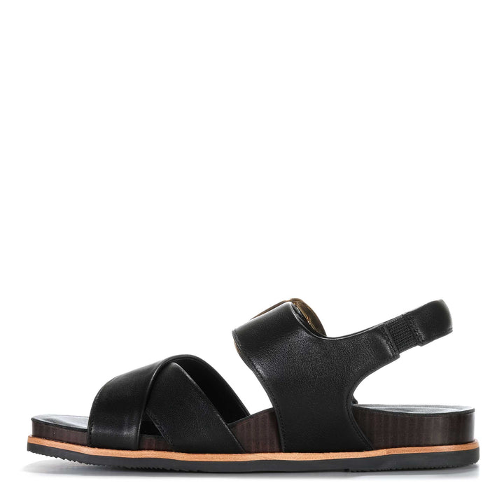 Hush Puppies Jester Black Womens Sandals