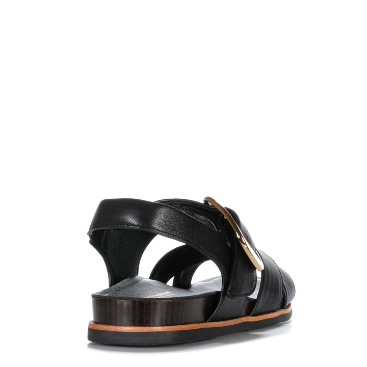 Hush Puppies Jester Black Womens Sandals