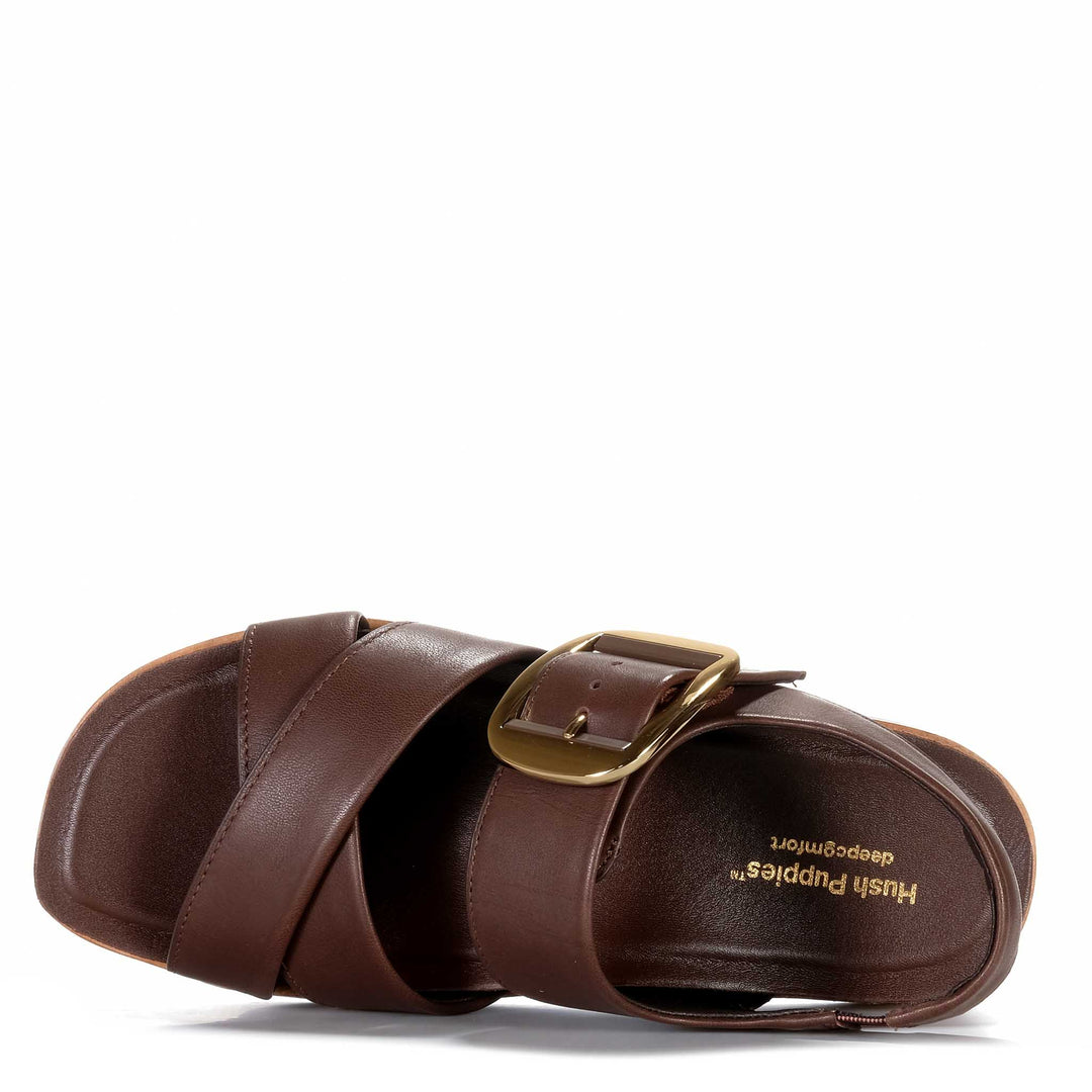 Hush Puppies Jester Black Womens Sandals