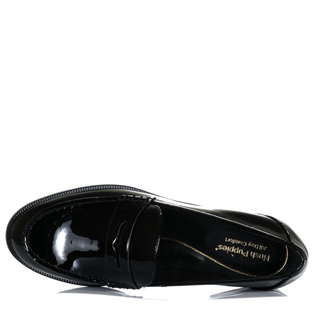 Hush Puppies Lucia Black Patent, Womens