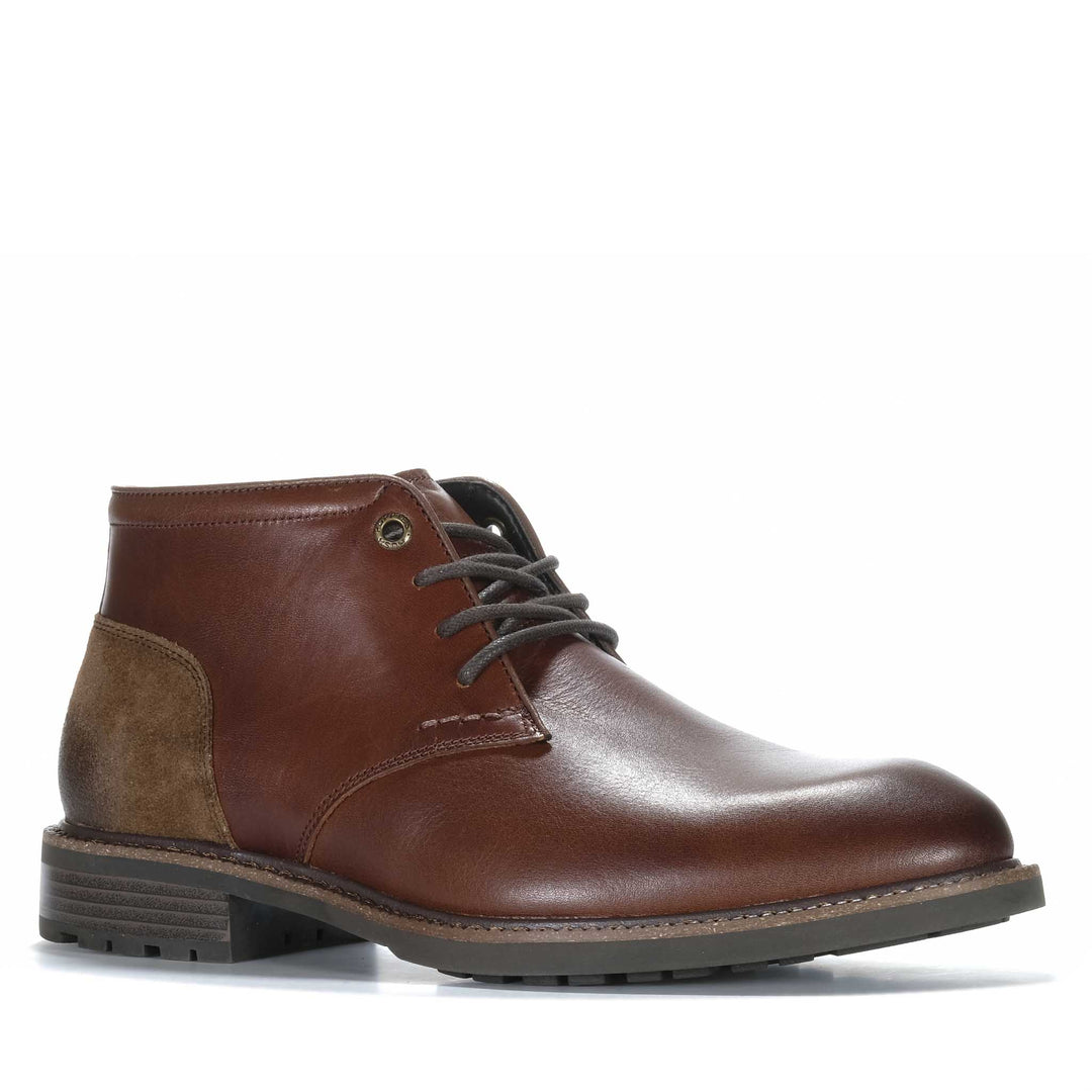 Hush Puppies Lynx Brown Mens Boots