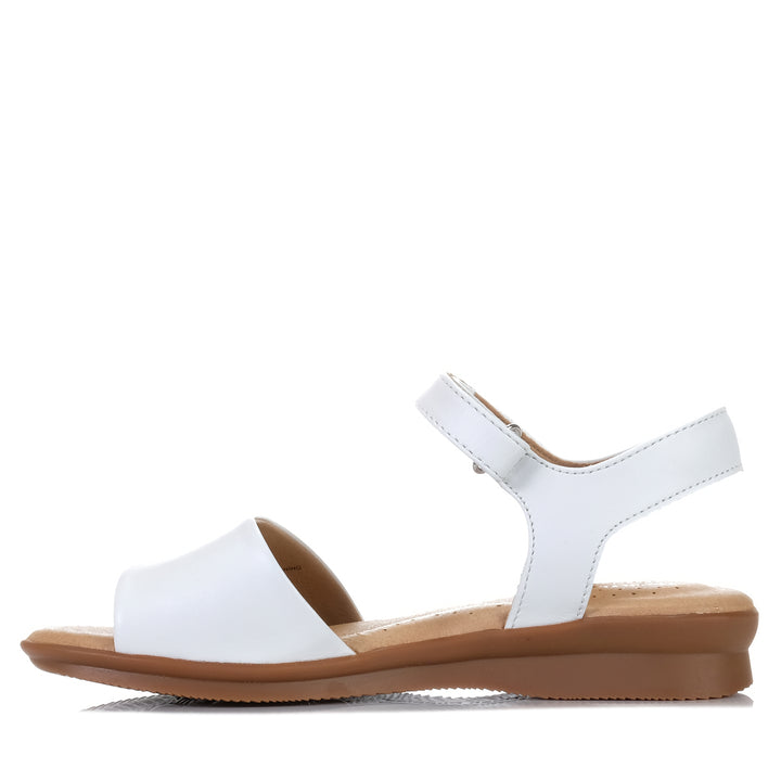 Hush Puppies Nigella PL White, Womens, flats, Hush Puppies, sandals, white, wide, womens