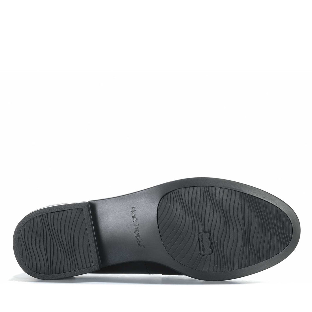 Hush Puppies Norma Black Womens Shoes