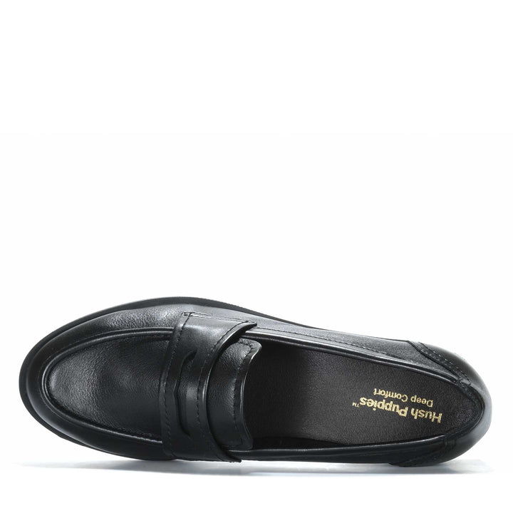 Hush Puppies Norma Black Womens Shoes