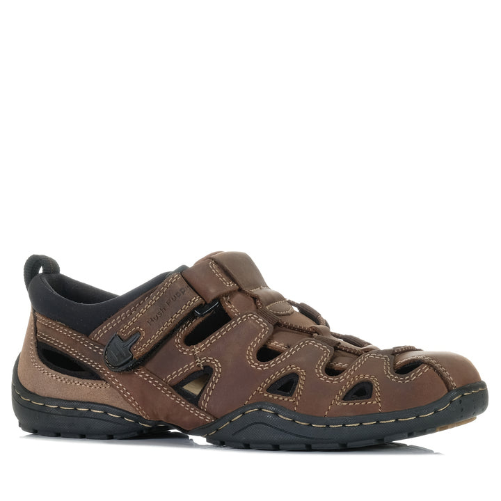 Hush Puppies Sentry Brown, 10 uk, 11 uk, 12 uk, 13 uk, 6 uk, 7 uk, 8 uk, 9 uk, brown, hush puppies, mens, sandals, wide