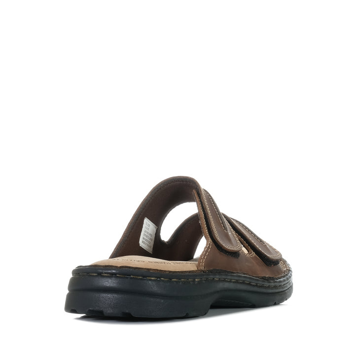 Hush Puppies Slider Brown, 10 UK, 11 UK, 12 UK, 13 UK, 6 UK, 7 UK, 8 UK, 9 UK, brown, Hush Puppies, mens, sandals, wide