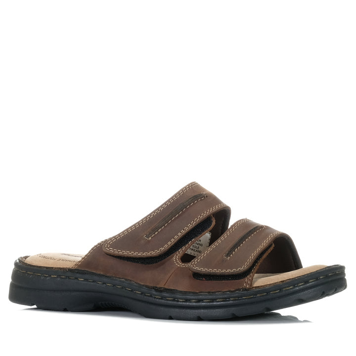 Hush Puppies Slider Brown, 10 UK, 11 UK, 12 UK, 13 UK, 6 UK, 7 UK, 8 UK, 9 UK, brown, Hush Puppies, mens, sandals, wide