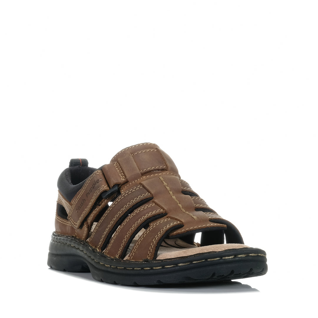 Hush Puppies Spartan Brown, 10 uk, 11 uk, 12 uk, 13 uk, 14 uk, 6 uk, 7 uk, 8 uk, 9 uk, brown, hush puppies, mens, sandals, wide