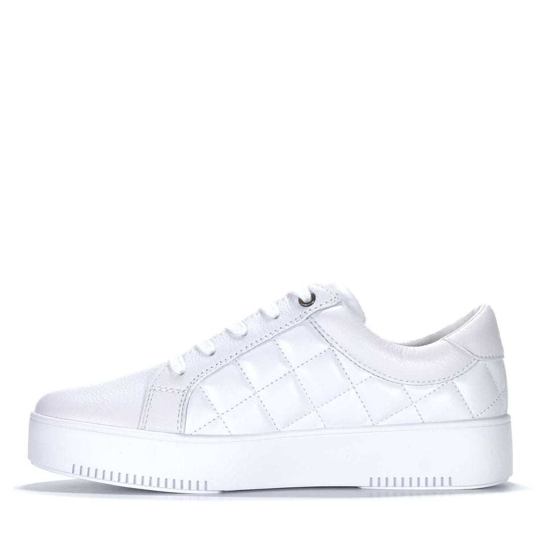 Hush Puppies Value White Womens Sneakers