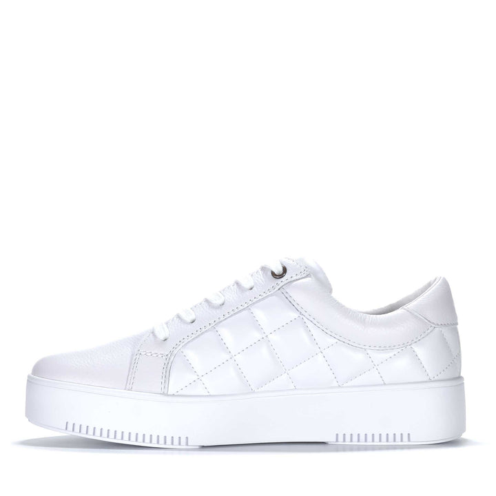 Hush Puppies Value White Womens Sneakers