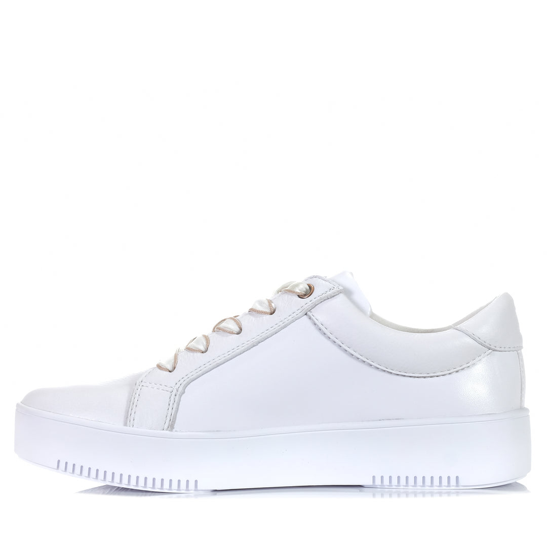 Hush Puppies Virtue White, Womens, flats, hush puppies, low-tops, shoes, sneakers, white, wide, womens