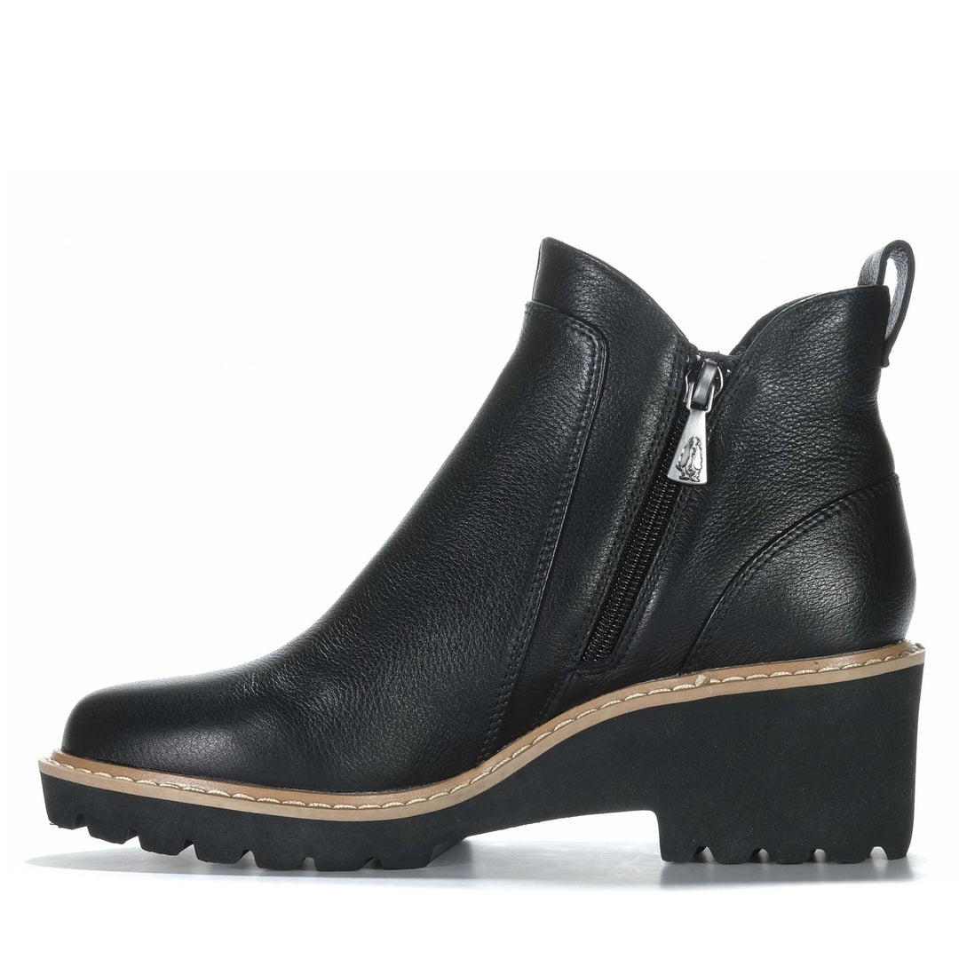 Hush Puppies Wendy Black Womens Boots
