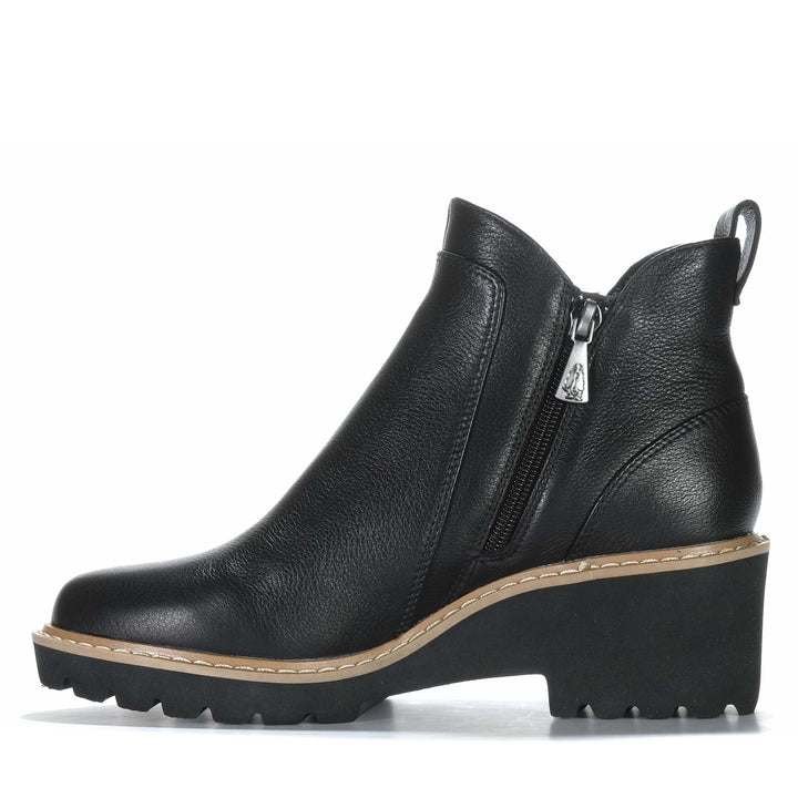 Hush Puppies Wendy Black Womens Boots