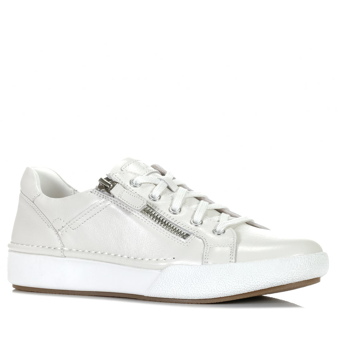 Josef Seibel Claire 03 White, 37 eu, 38 eu, 39 eu, 40 eu, 41 eu, 42 eu, flat, flats, josef seibel, low-tops, shoes, sneakers, white, womens