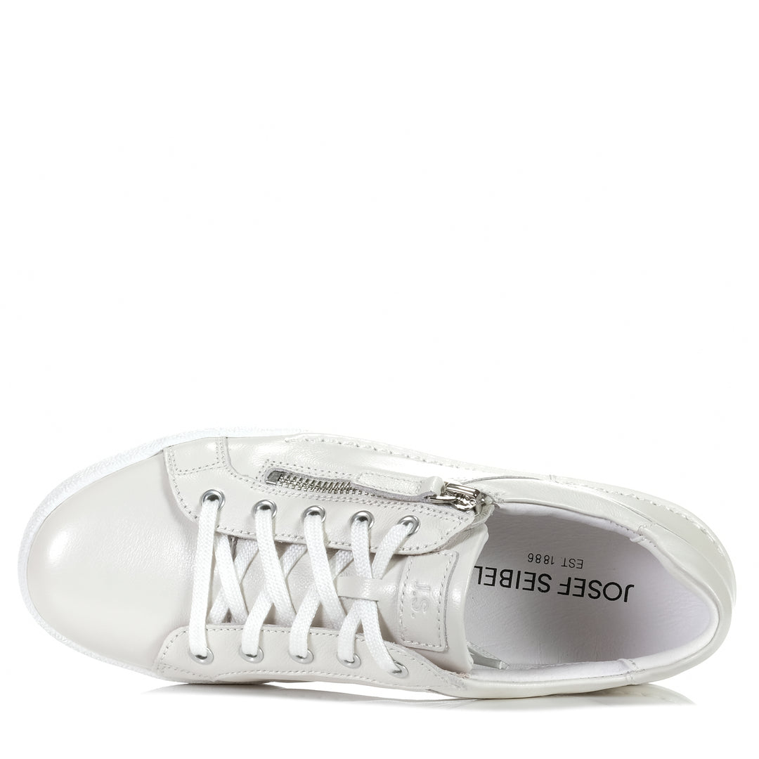 Josef Seibel Claire 03 White, Womens, flat, flats, josef seibel, low-tops, shoes, sneakers, white, womens