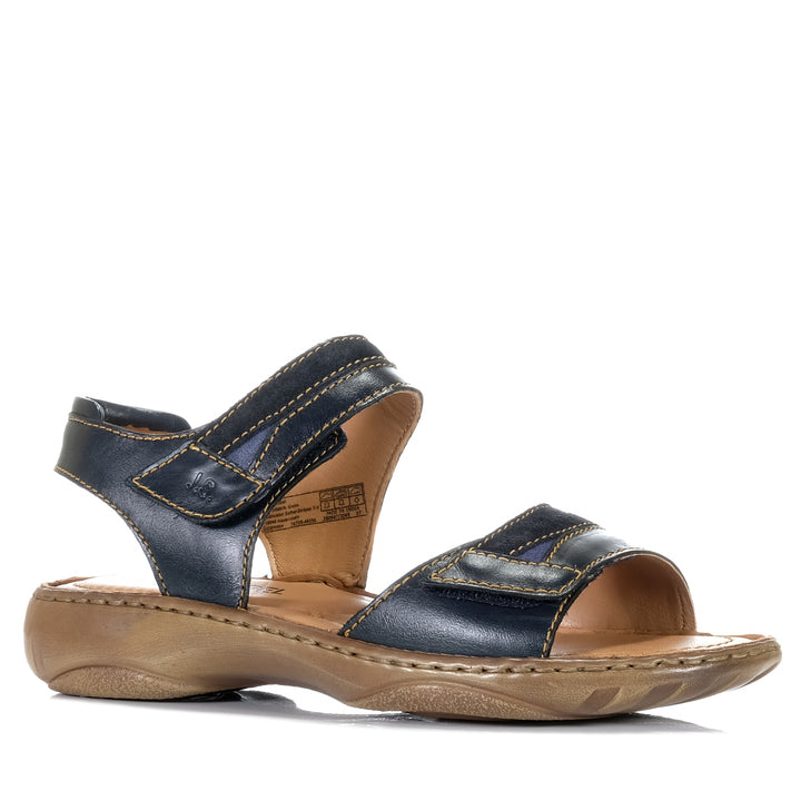 Josef Seibel Debra 19 Denim Blue, Womens, blue, flats, josef seibel, sandals, womens